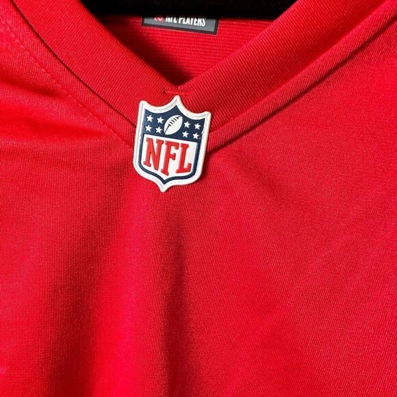 NWOT NIKE NFL Red White On Field Football Jersey #1- NCAA -  Size Small - Picture 5 of 8